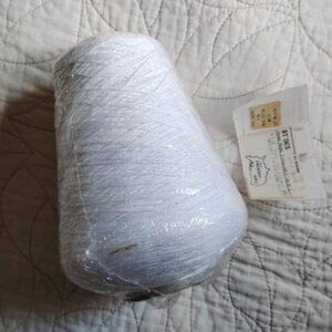 20 oz cone ~ Pima Mercerized Cotton ~ Yarn Country ~ white
